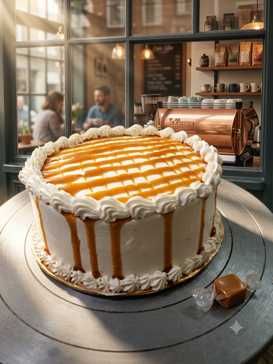 Caramel Cake from The Cake House Gujranwala